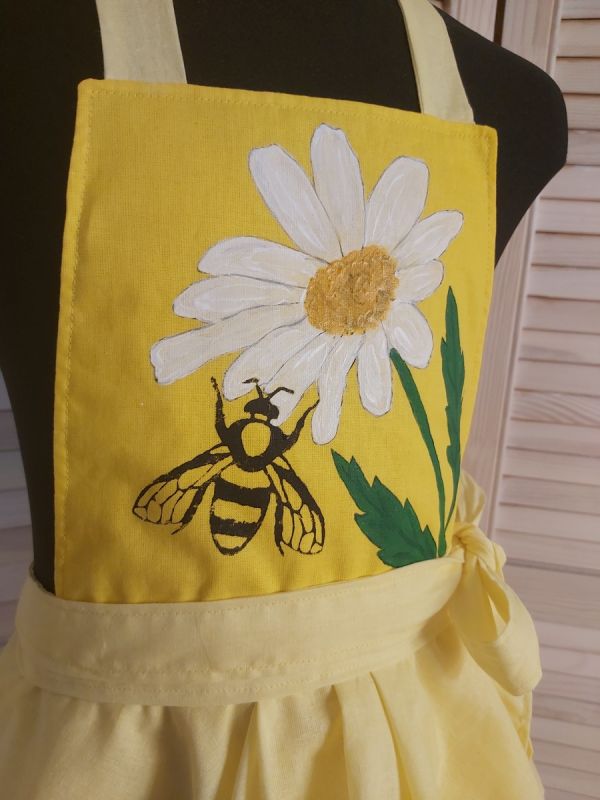 Комплект с прихваткой, полотенцем и кулинарной книгой "Пчелы"